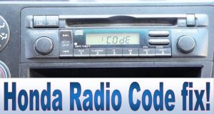 Obtain Honda Radio Code